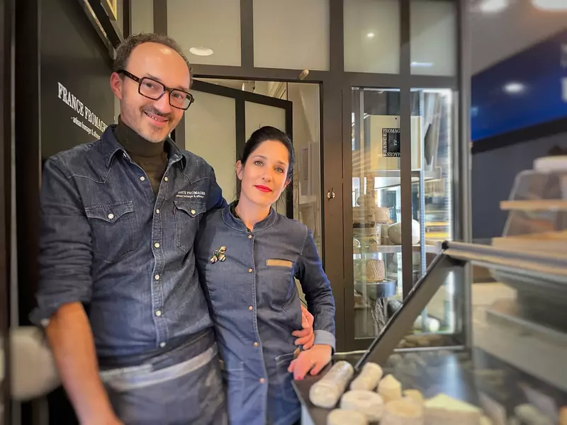 Hans and Adeline Krischer. France Fromages, Tours France