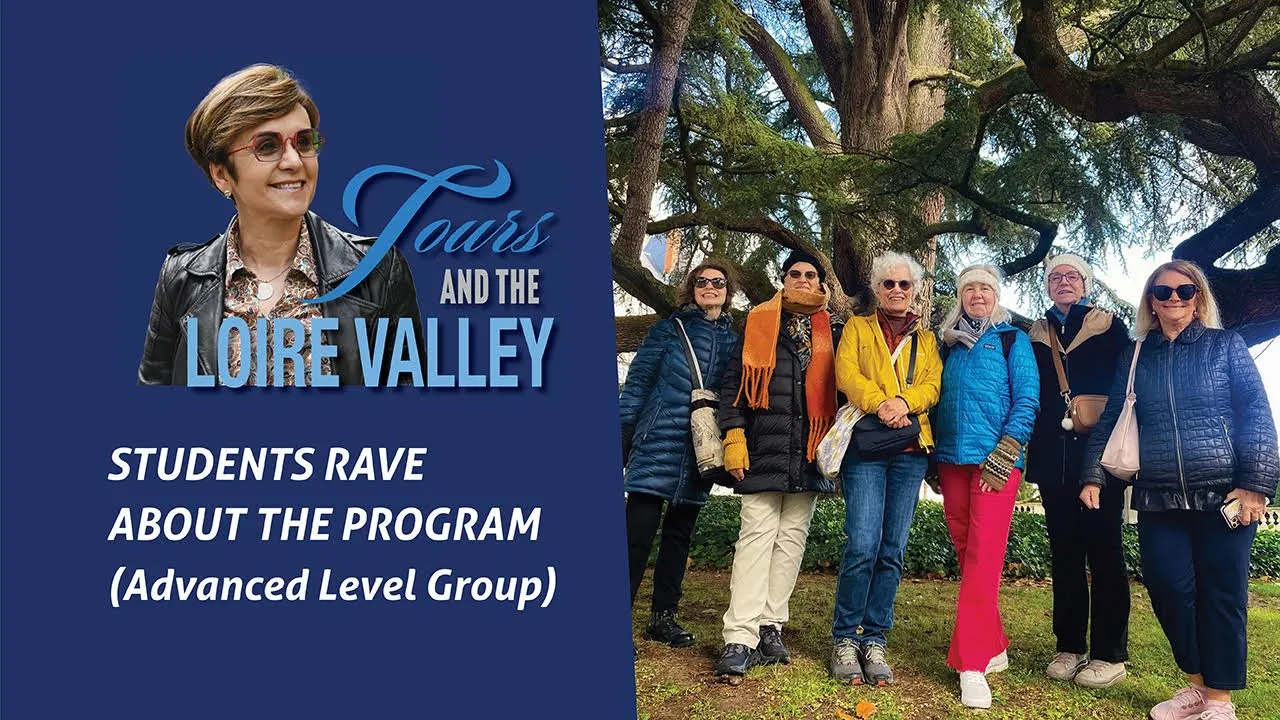 Students have spoken: Our French Immersion workshops in Tours, Loire Valley, rule! YouTube Video cover of student comments