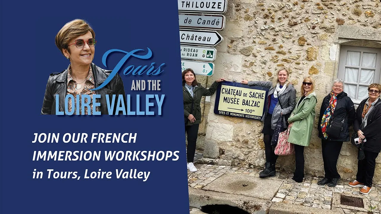 Promo video thumbnail for French Immersion workshops, Tours, Loire Valley